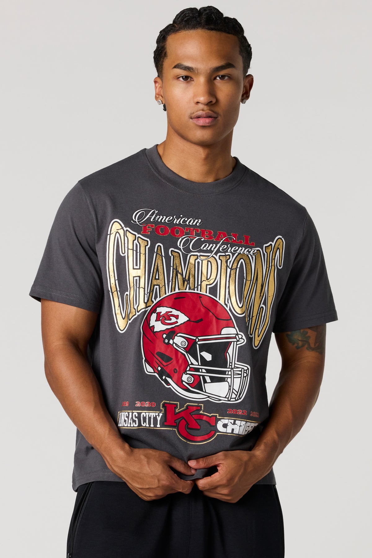 Kansas City Chiefs Graphic T-Shirt - Dark Grey