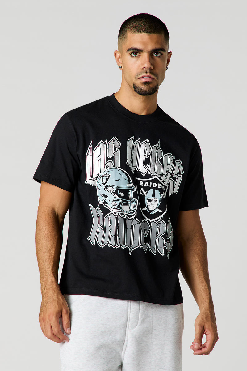 T-shirt à imprimé Las Vegas Raiders