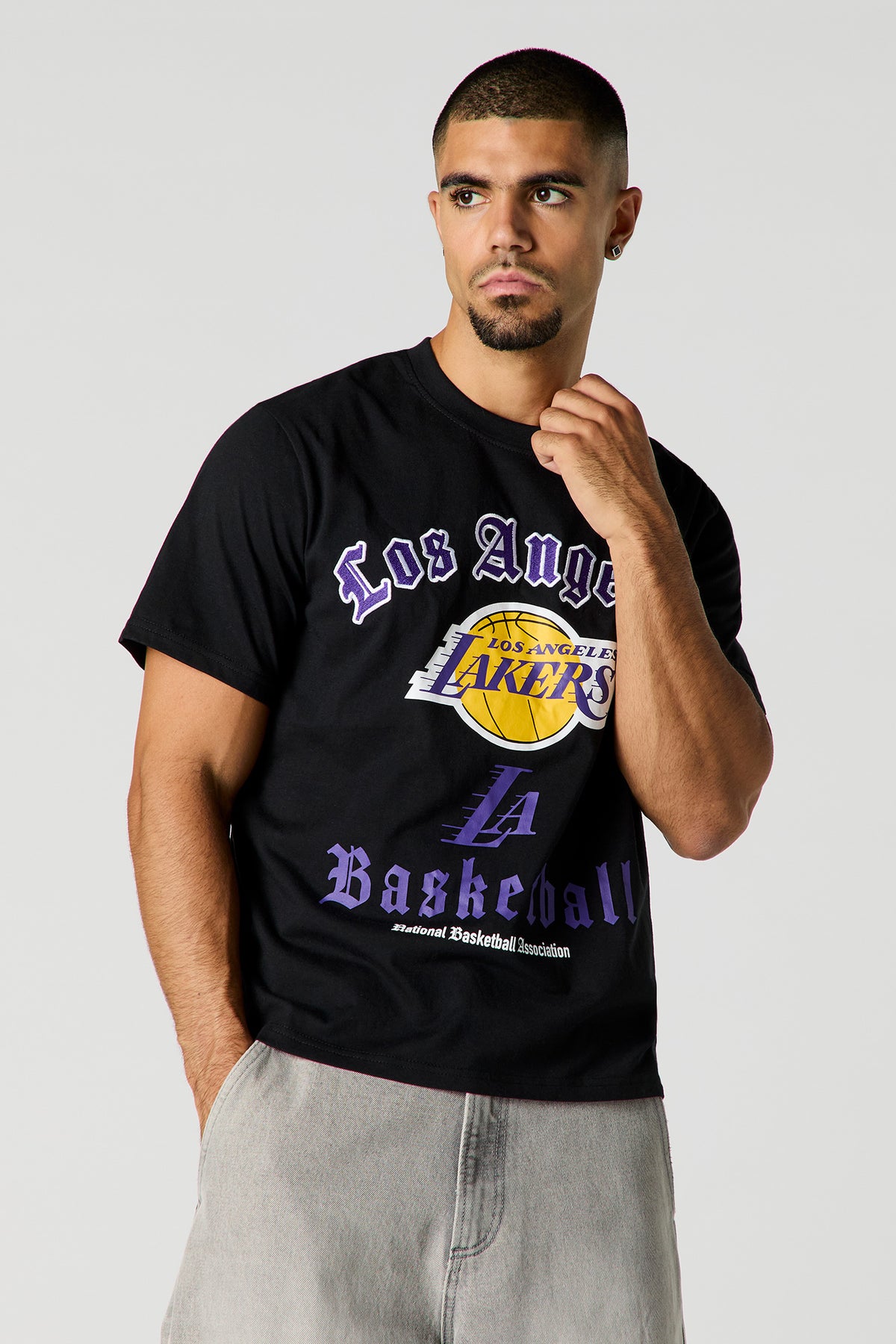LA Lakers Graphic T-Shirt - Black