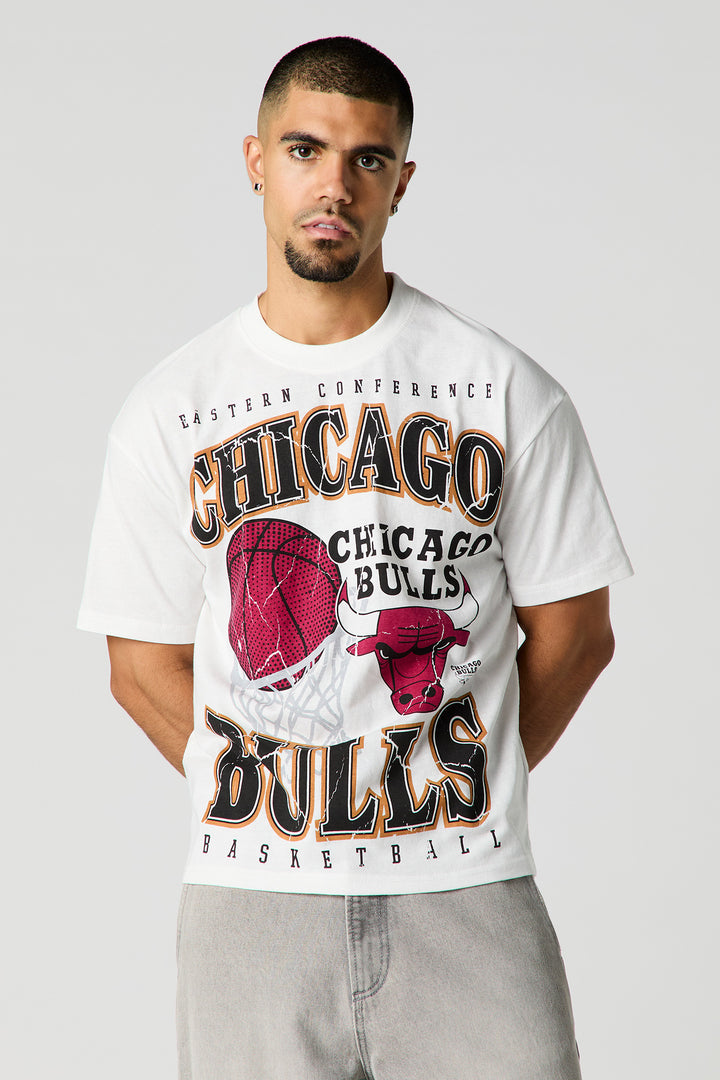 T-shirt à imprimé Chicago Bulls Raiders