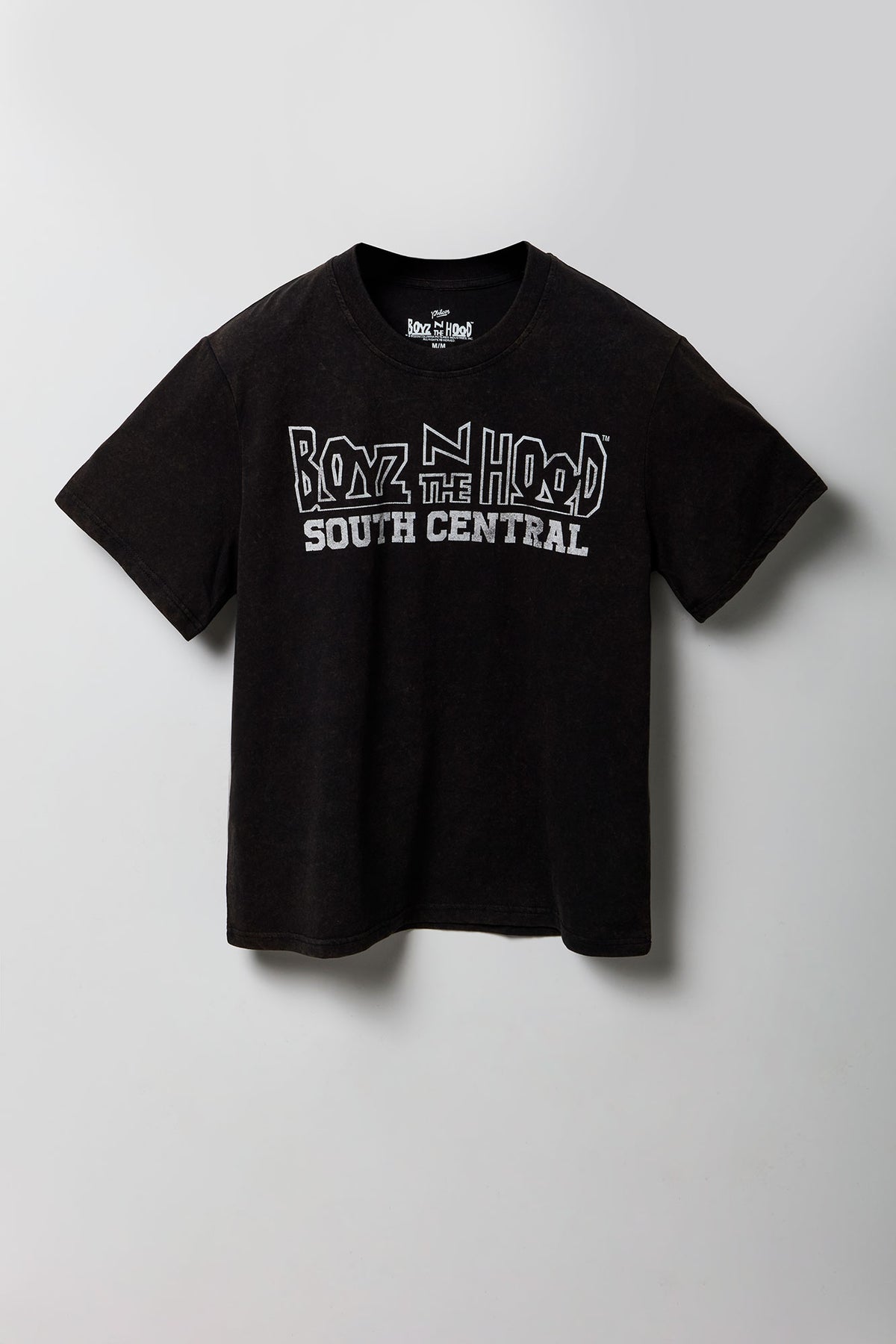 Vue alternative 4. T-shirt en coton épais de luxe à imprimé Boys n the Hood