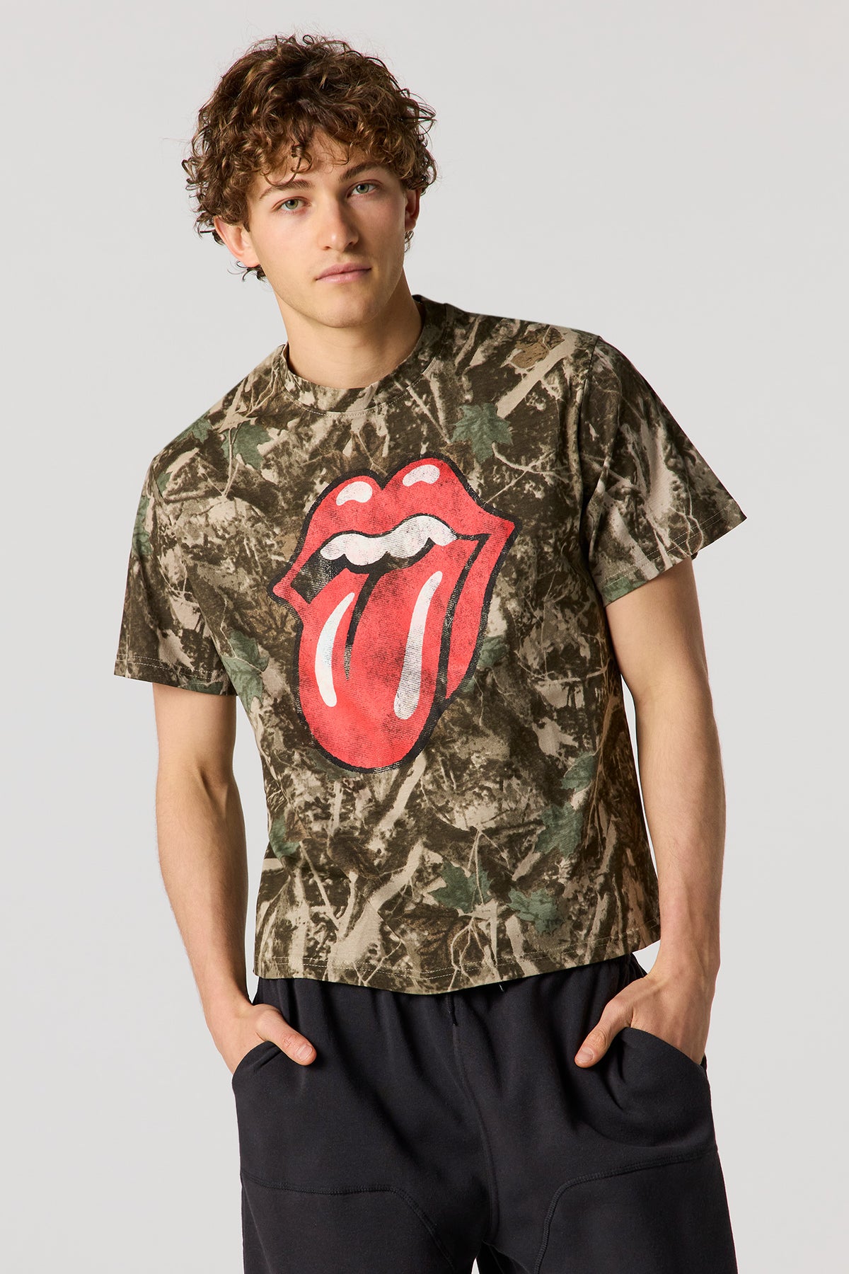 Rolling Stones Camo T-Shirt - Camouflage