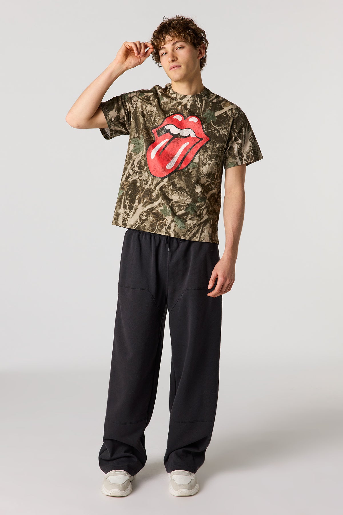 Alt View 3. Rolling Stones Camo T-Shirt - Camouflage