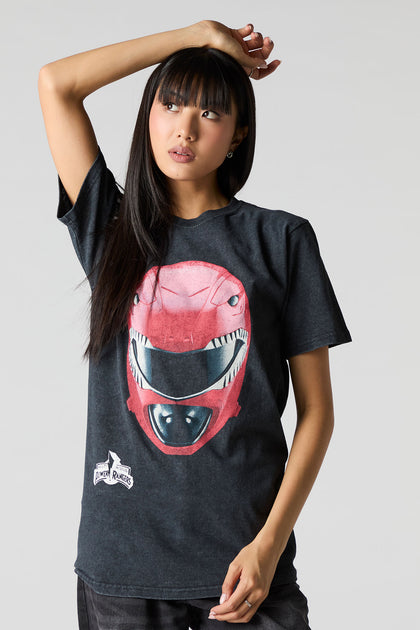 Power Rangers Graphic Washed T-Shirt