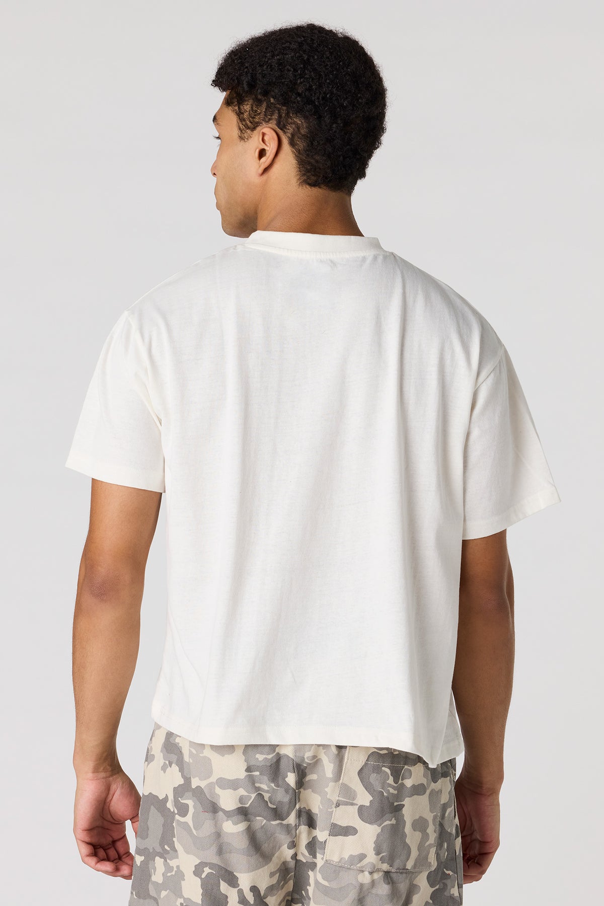 Alt View 2. Premium Heavyweight Cotton Cars Graphic T-Shirt - Off White