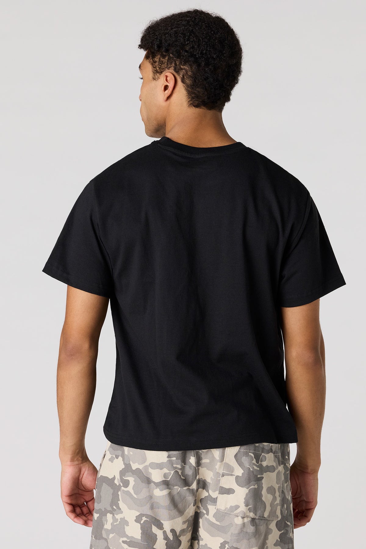 Alt View 2. Premium Heavyweight Cotton Spider-Man Graphic T-Shirt - Black