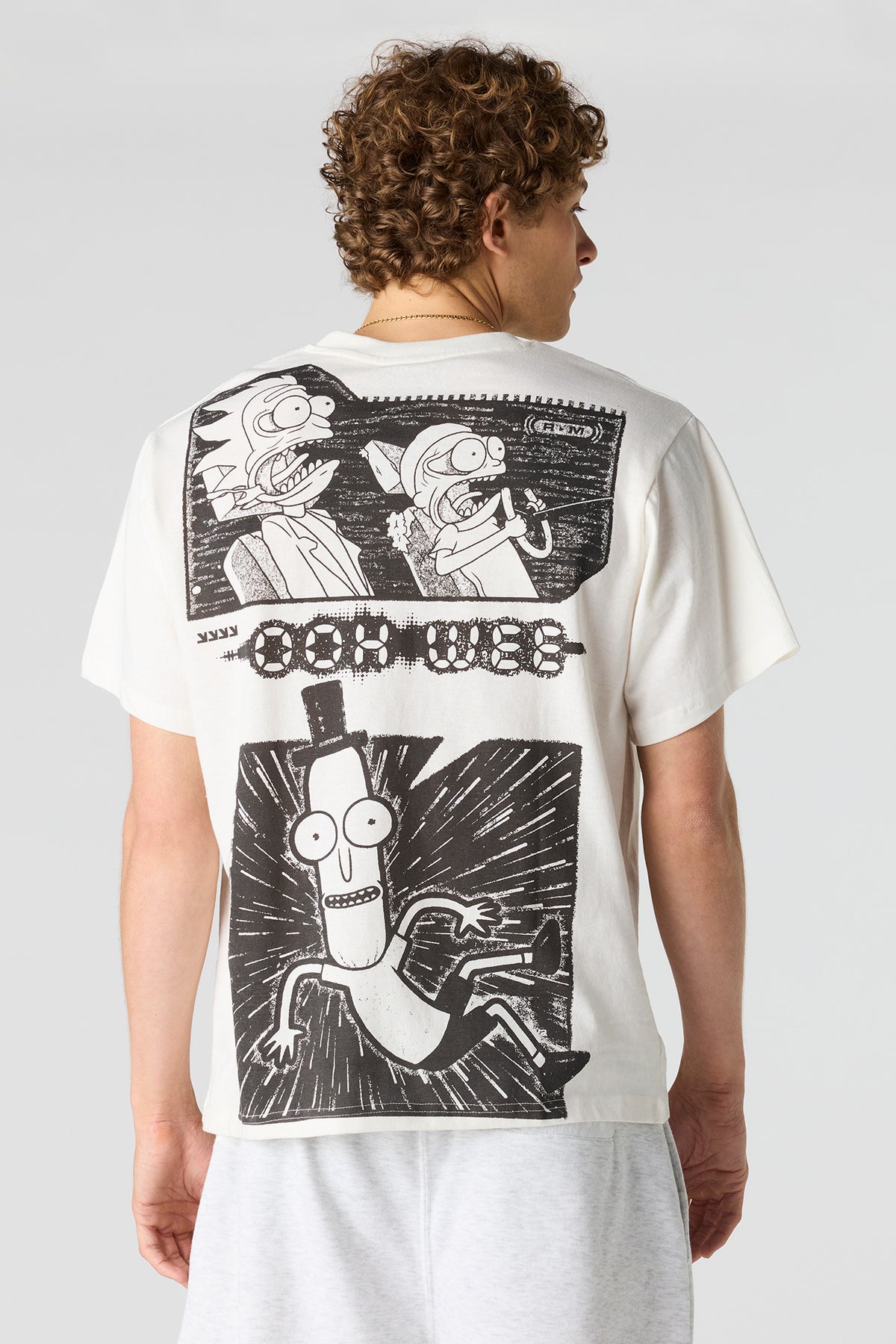 Vue alternative 2. T-shirt à imprimé Rick and Morty