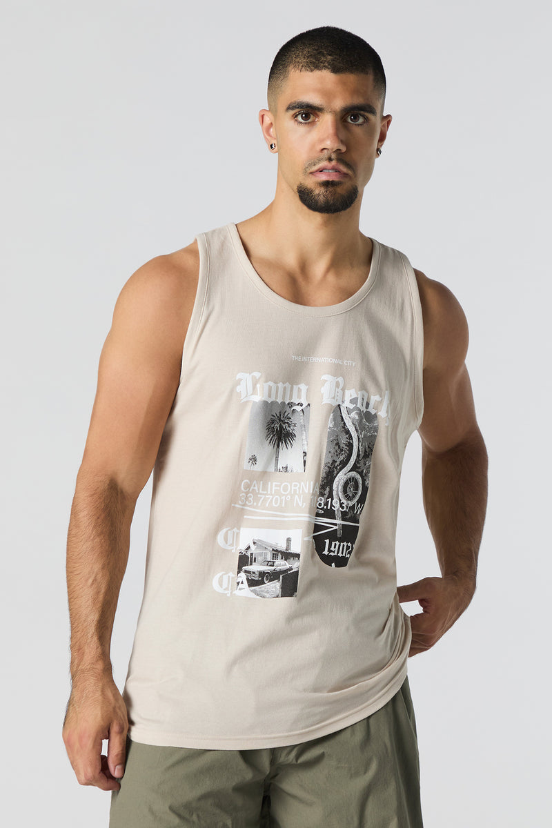 Camisole à imprimé Long Beach California