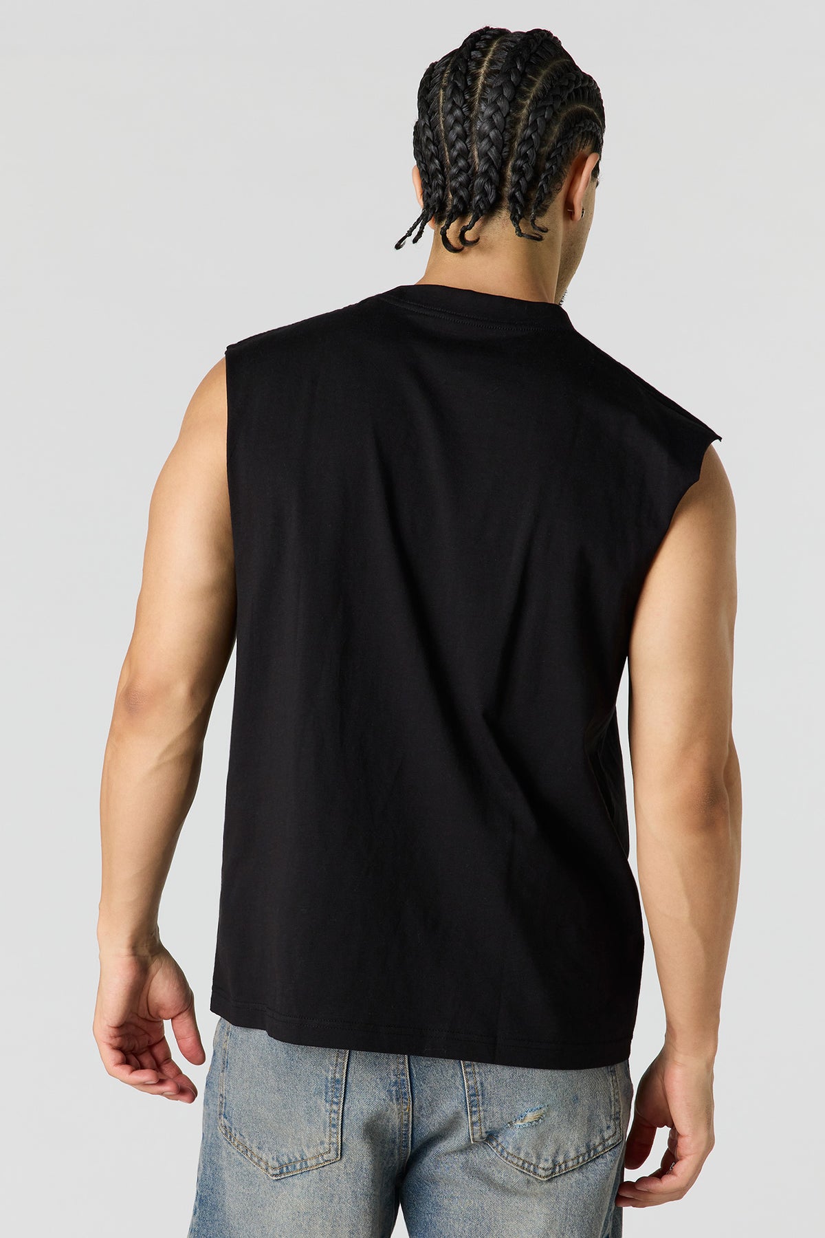 Alt View 2. Full Throttle Graphic Muscle Tank - Black