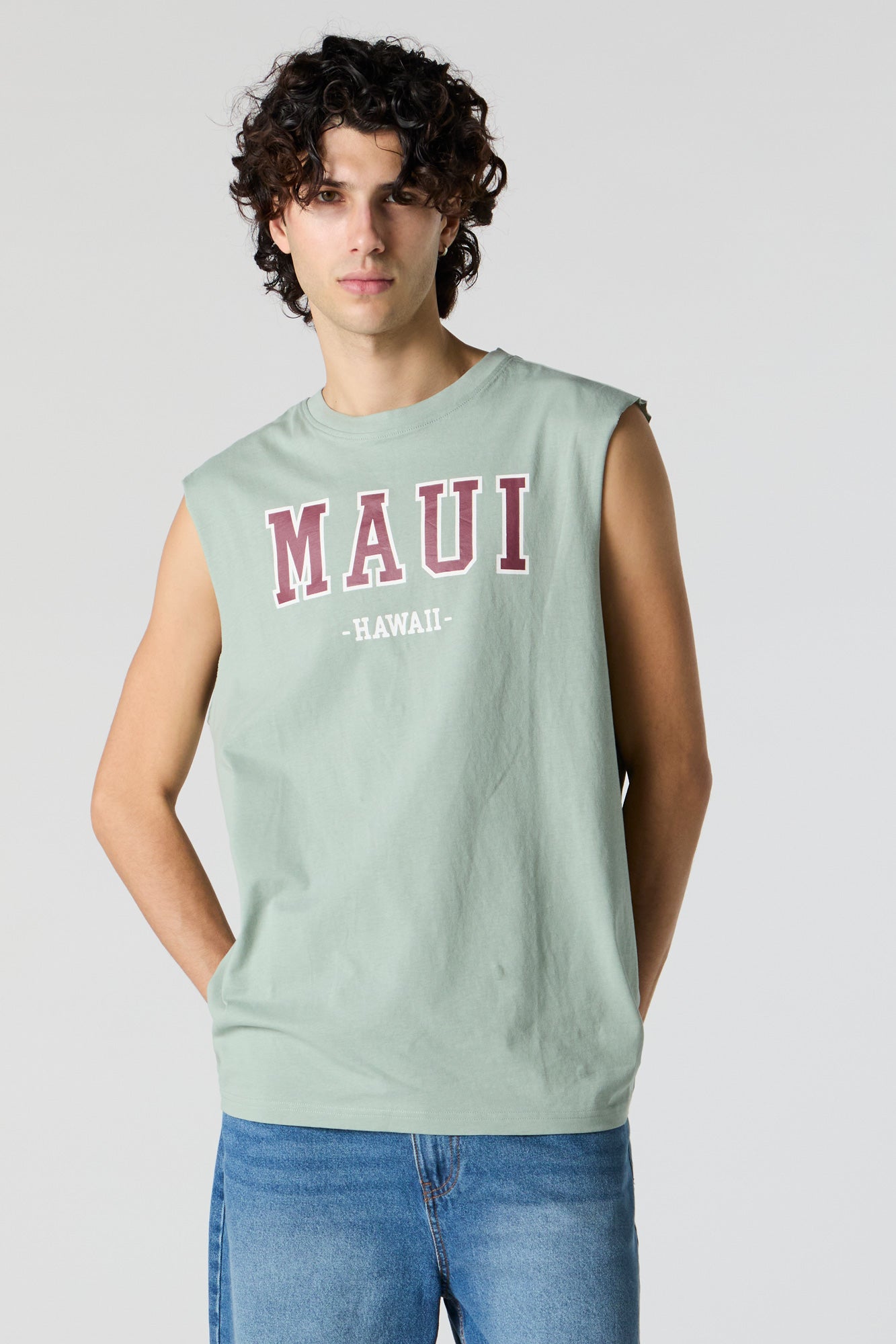 Maui Graphic Muscle Tank