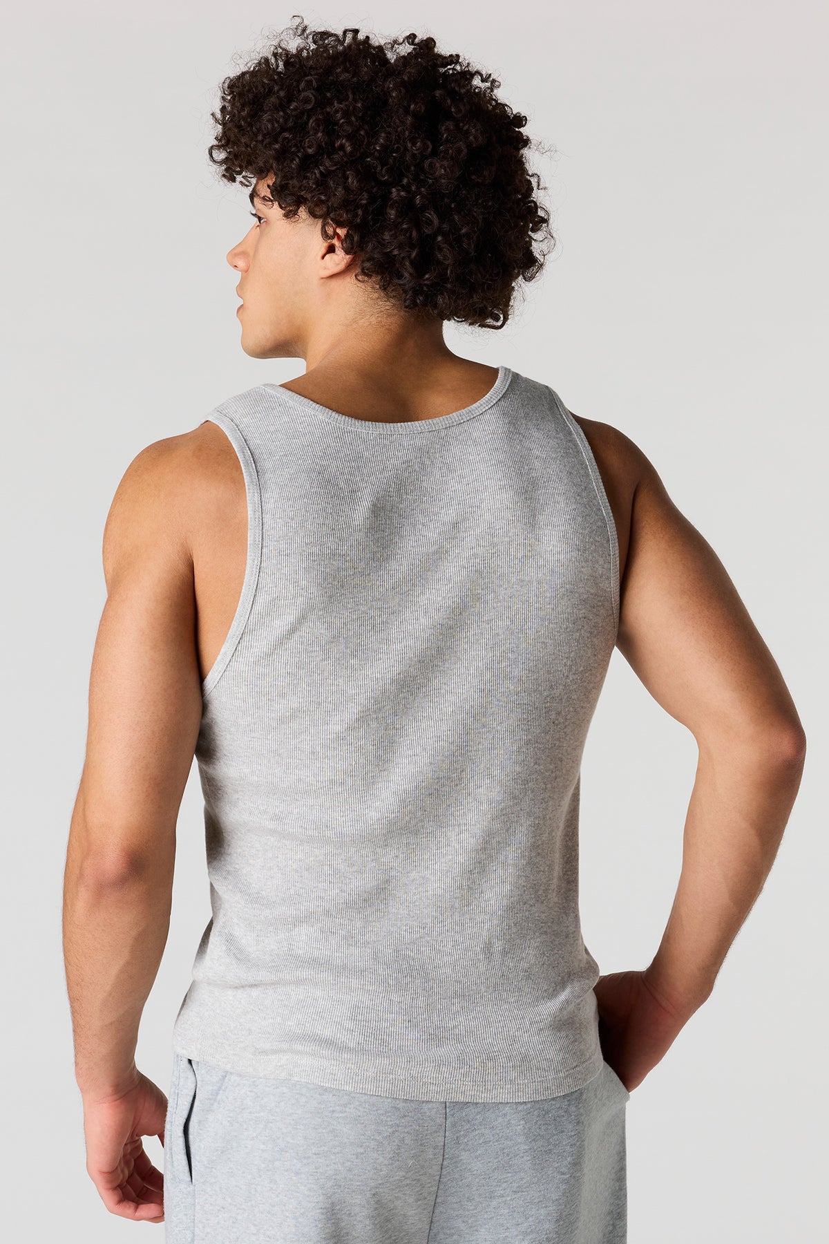 Vue alternative 2. Tricot de corps côtelé uni
