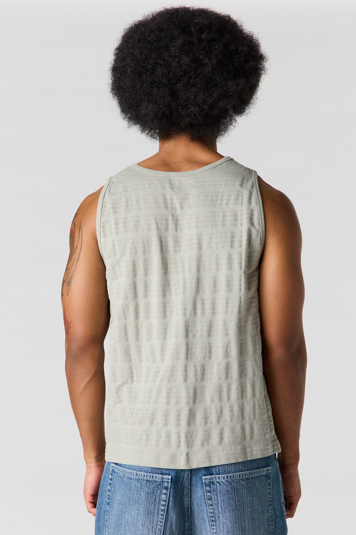 Alt View 2. Textured Tank - Sage