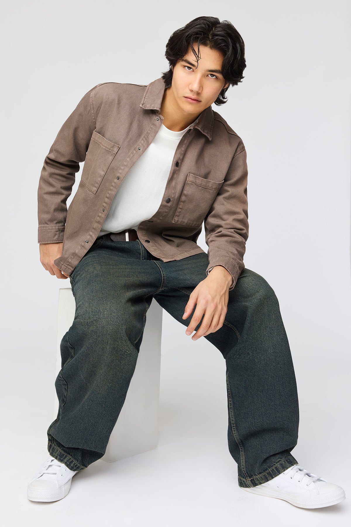 Super Baggy Dark Tint Jean - Midnight Blue