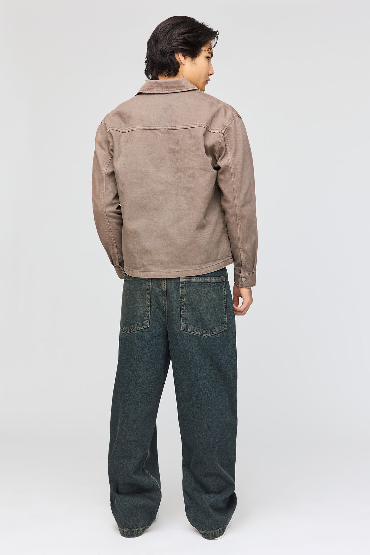 Alt View 4. Super Baggy Dark Tint Jean - Midnight Blue
