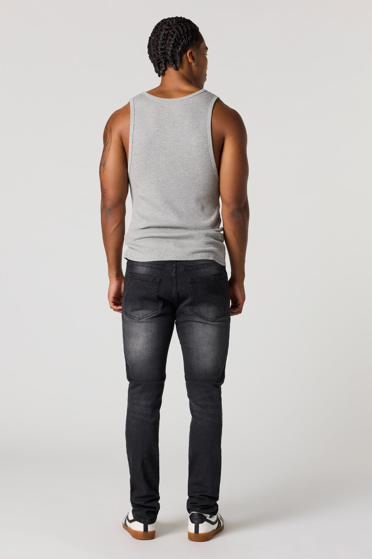 Alt View 2. Ripped Skinny Black Jean - Pure Black