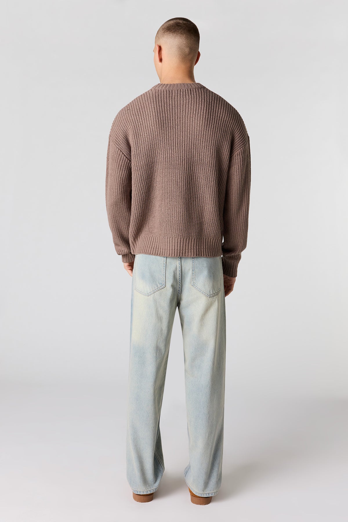 Alt View 3. Baggy Light Jean - Sky Blue