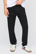 Jean mince extensible noir