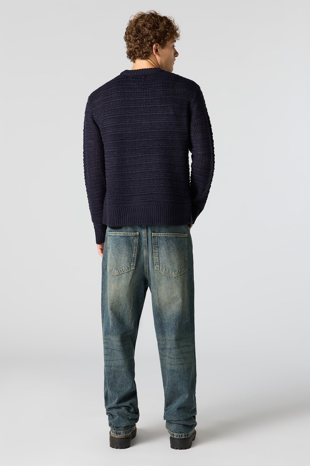 Alt View 3. Loose Medium Jean - Pacific Blue