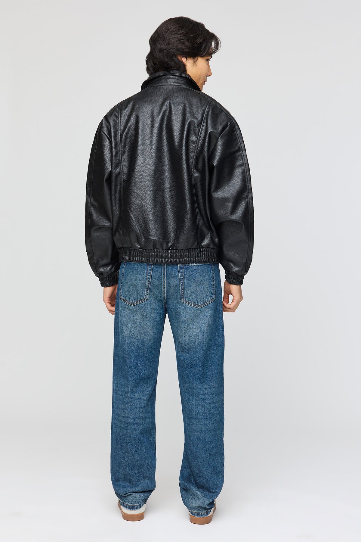 Alt View 3. Straight Dark Tint Jean - Midnight Blue