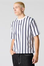 Malibu Embroidered Striped T-Shirt
