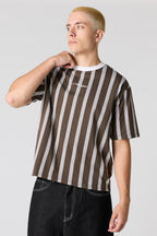 Malibu Embroidered Striped T-Shirt