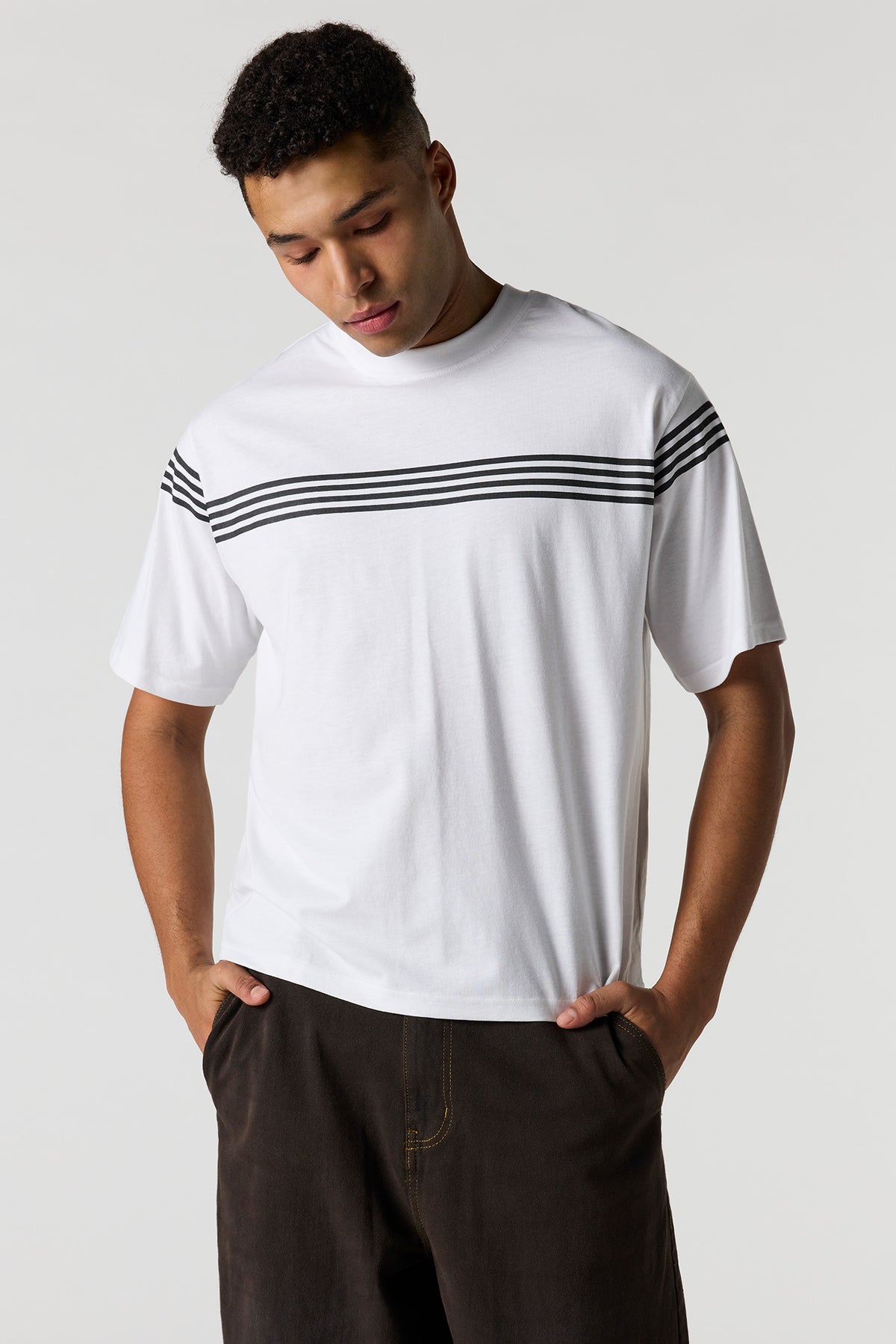Striped T-Shirt - White