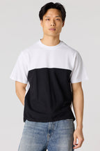 T-shirt avec blocs de couleurs