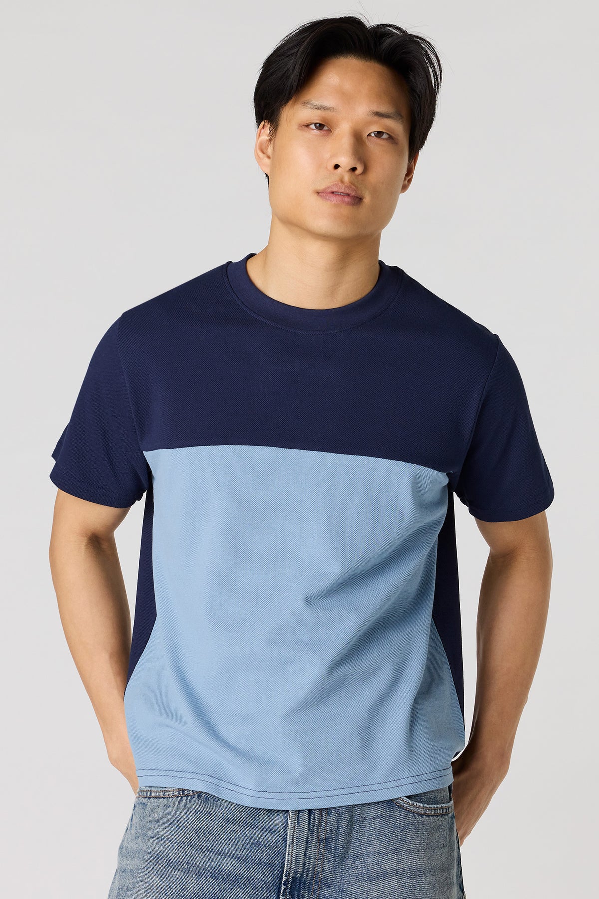 Colourblock T-Shirt - Blue