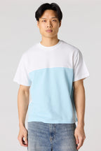 T-shirt avec blocs de couleurs