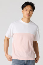 T-shirt avec blocs de couleurs