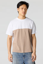 T-shirt avec blocs de couleurs
