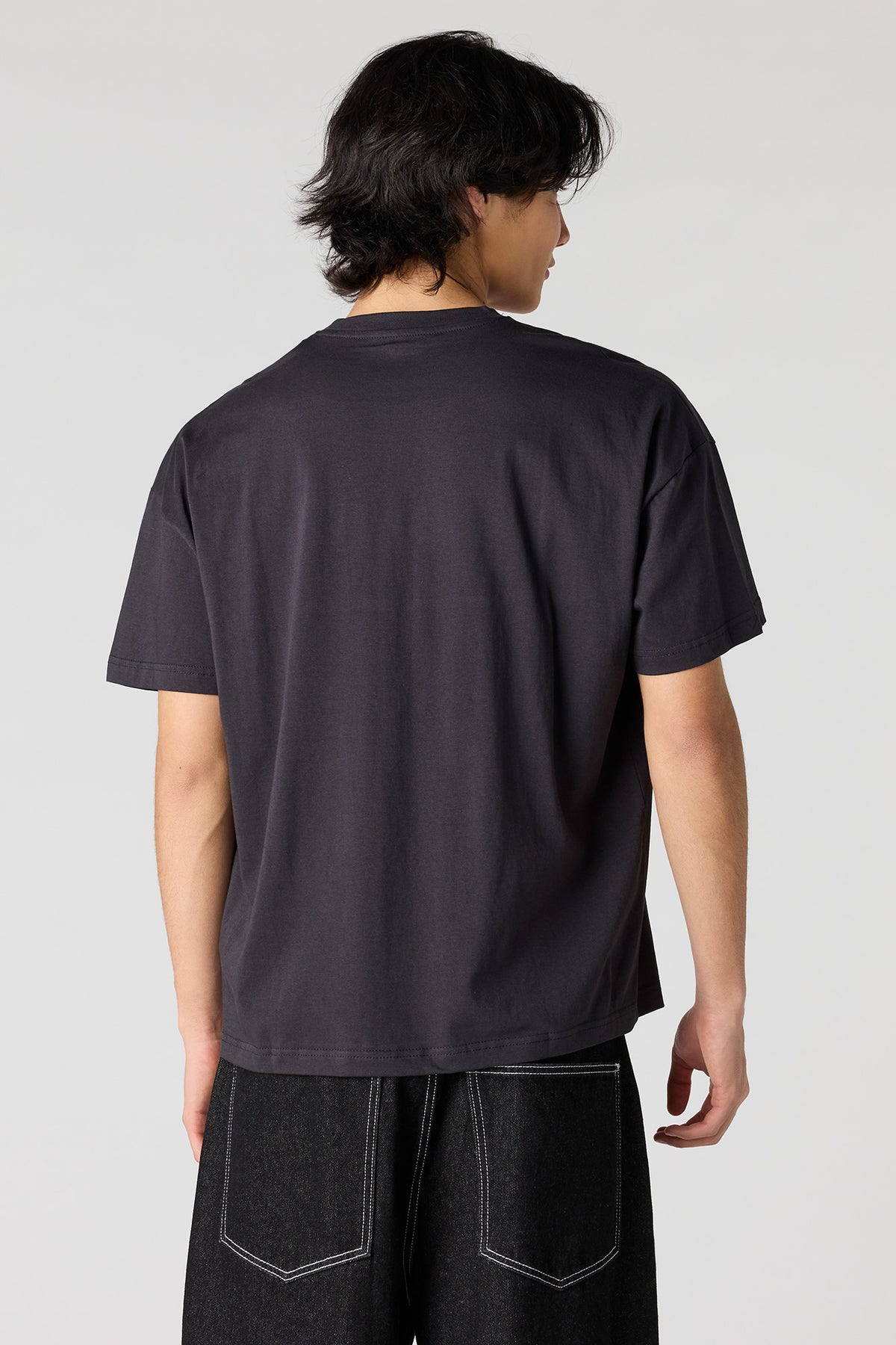 Alt View 8. Relaxed Crewneck T-Shirt - Blue