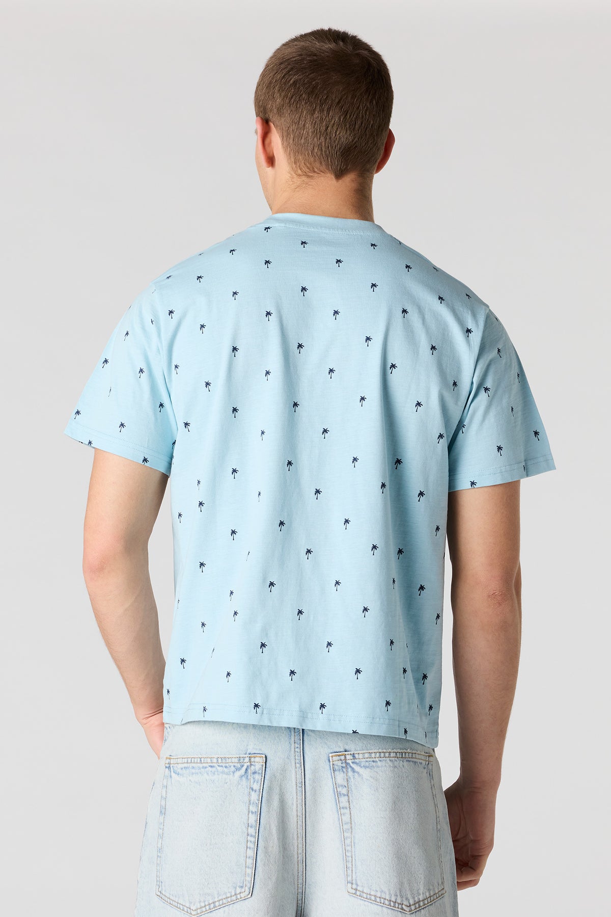 Alt View 2. Printed T-Shirt - Blue