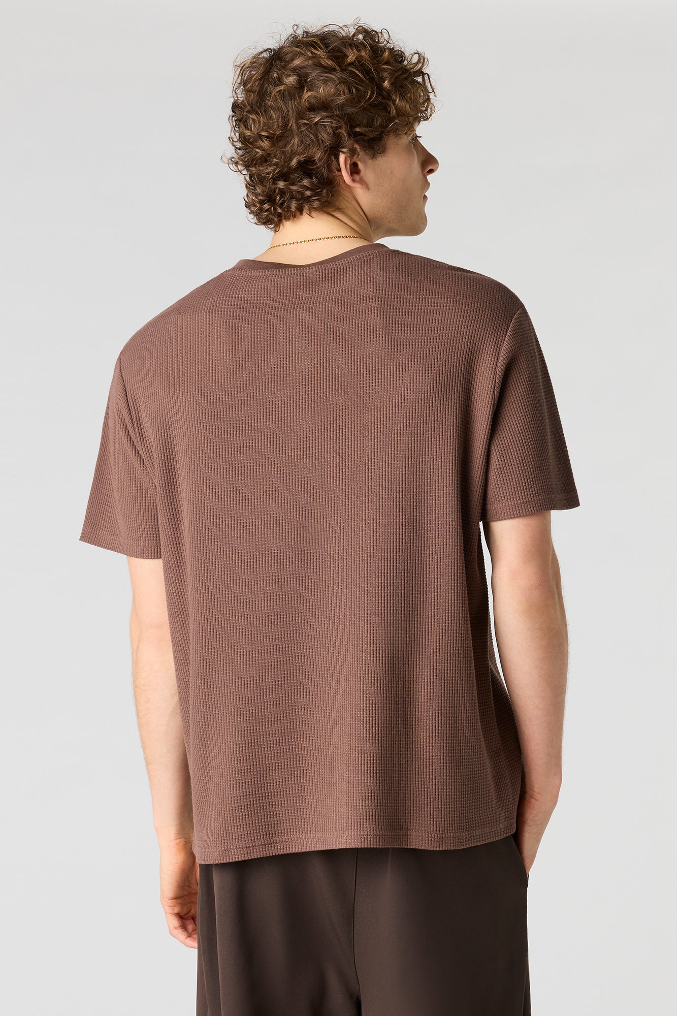 Waffle Knit Henley T-Shirt – Urban Planet