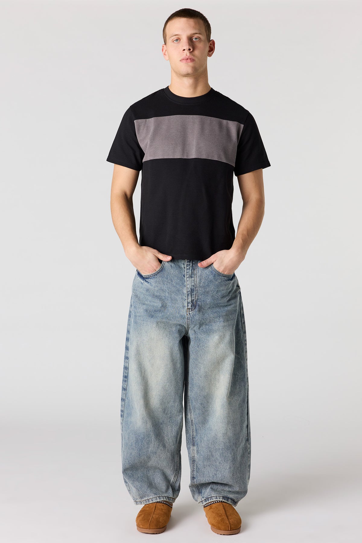 Vue alternative 3. T-shirt Ottoman avec blocs de couleurs