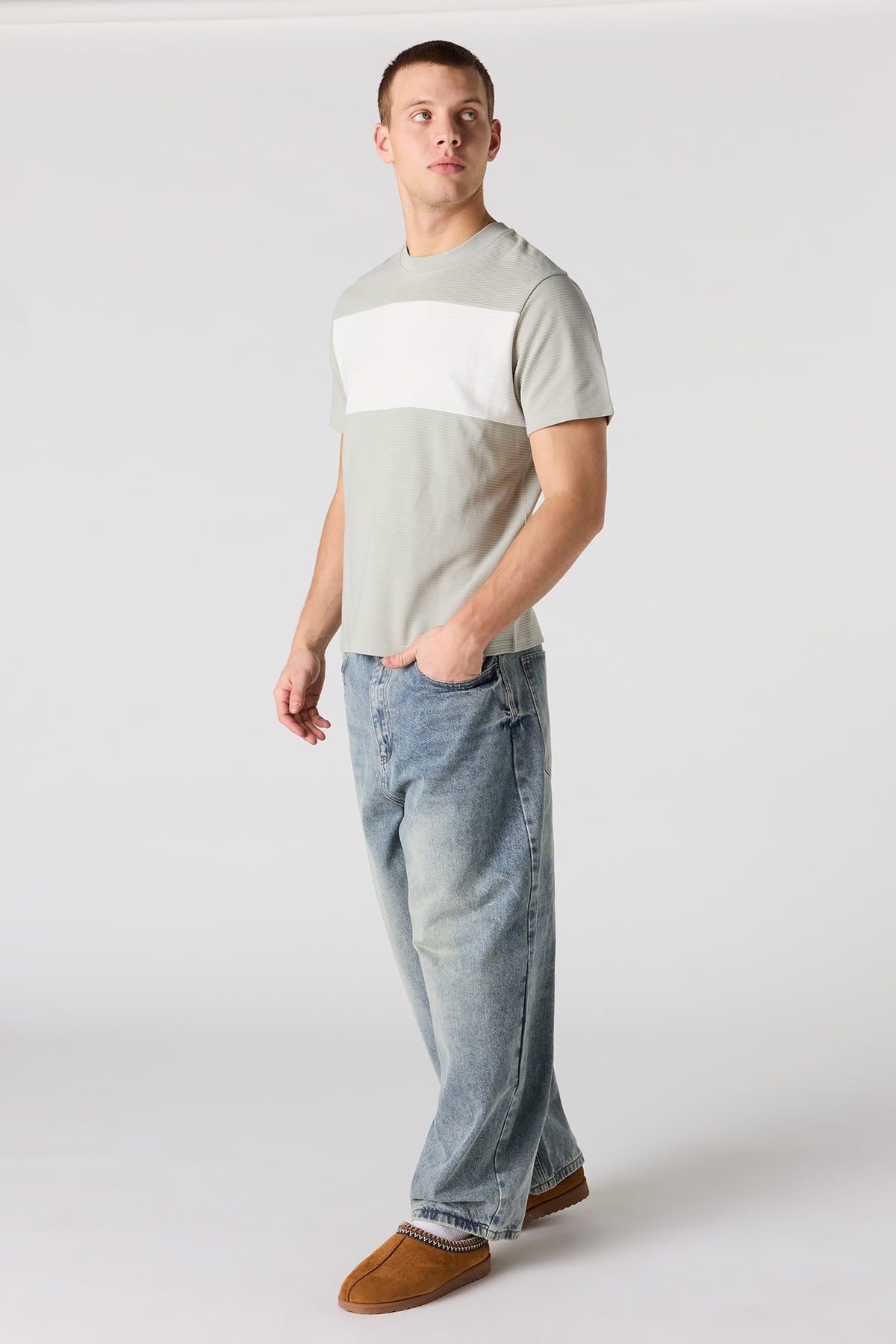 Vue alternative 3. T-shirt Ottoman avec blocs de couleurs