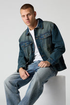 Relaxed Denim Trucker Jacket