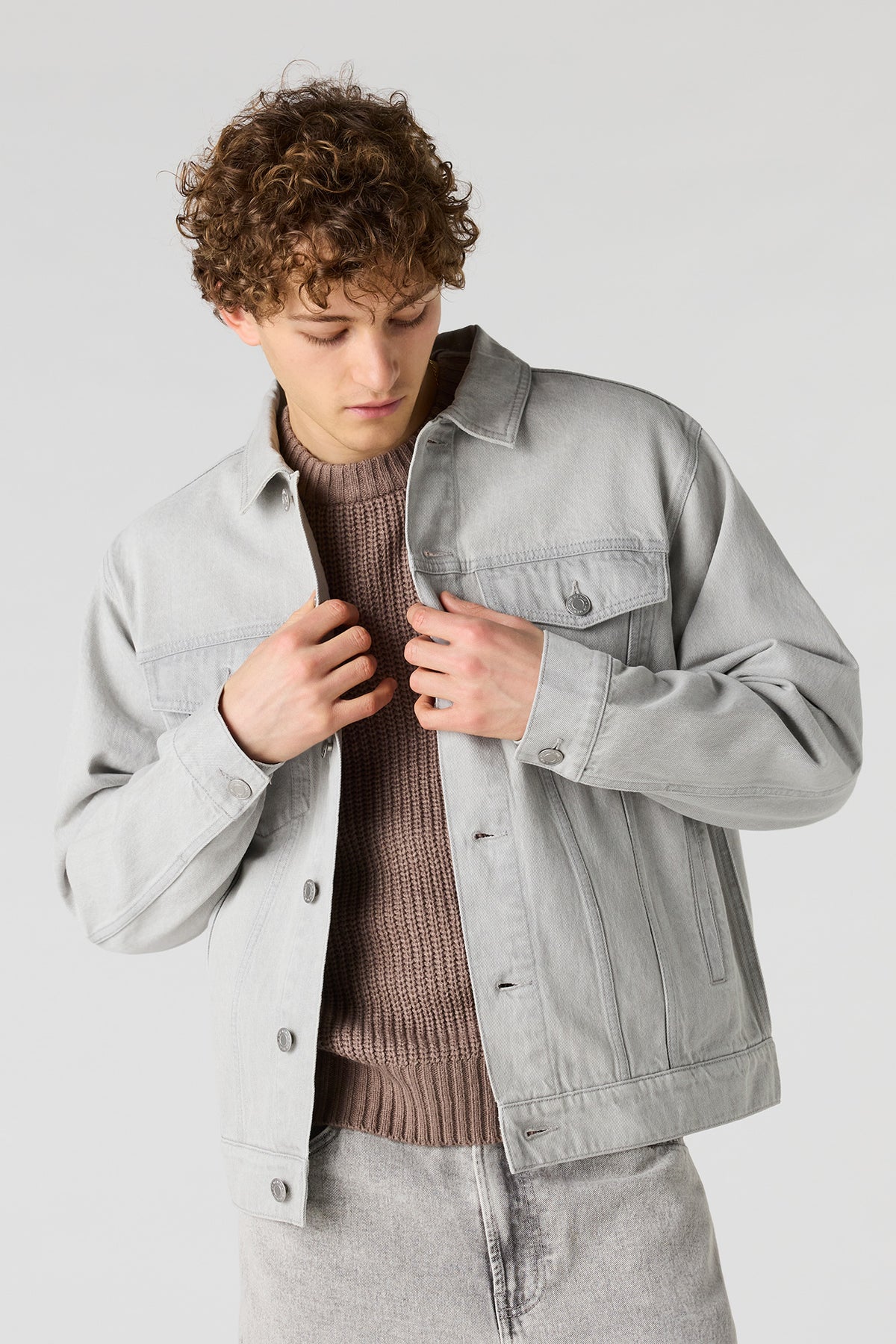 Blouson en denim ample