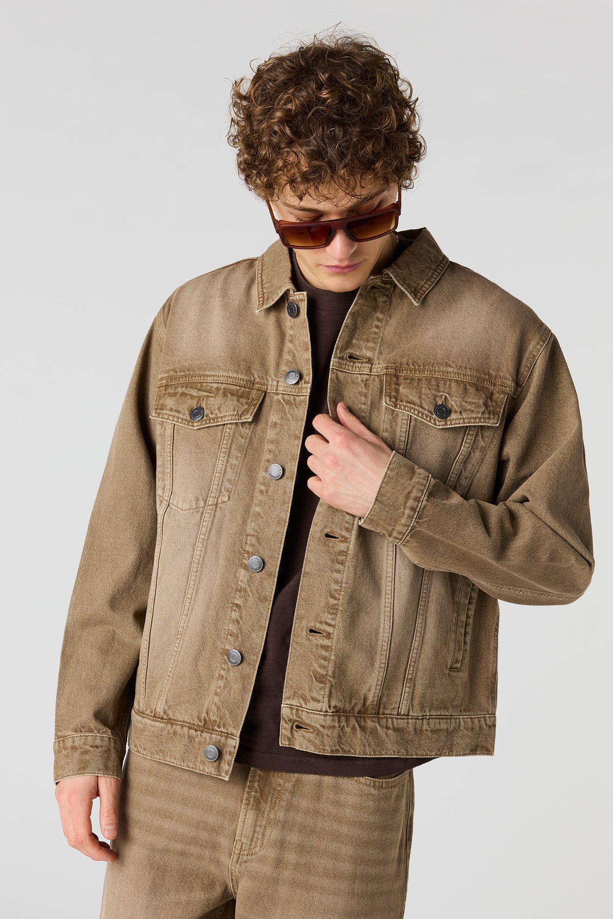 Blouson en denim ample