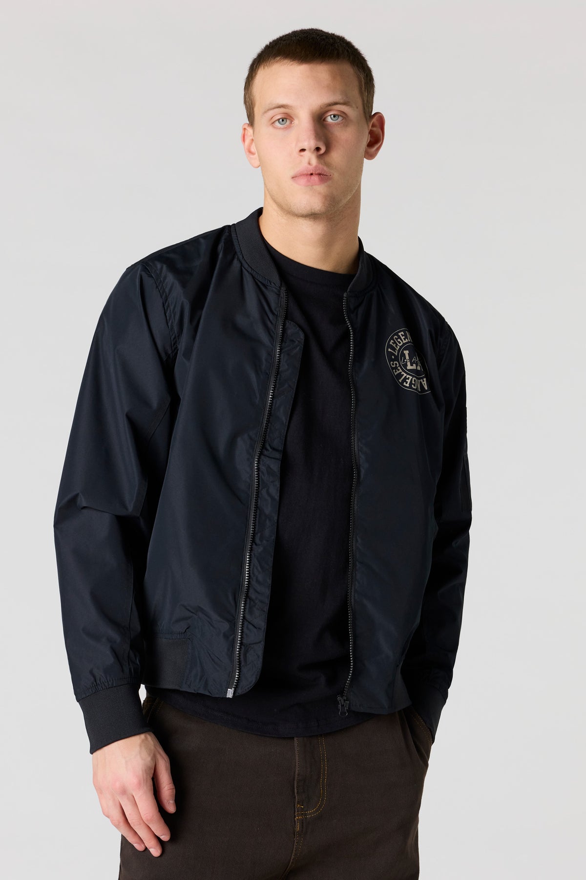 Vue alternative 2. Blouson aviateur imprimé