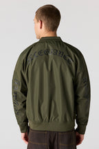 Blouson aviateur imprimé