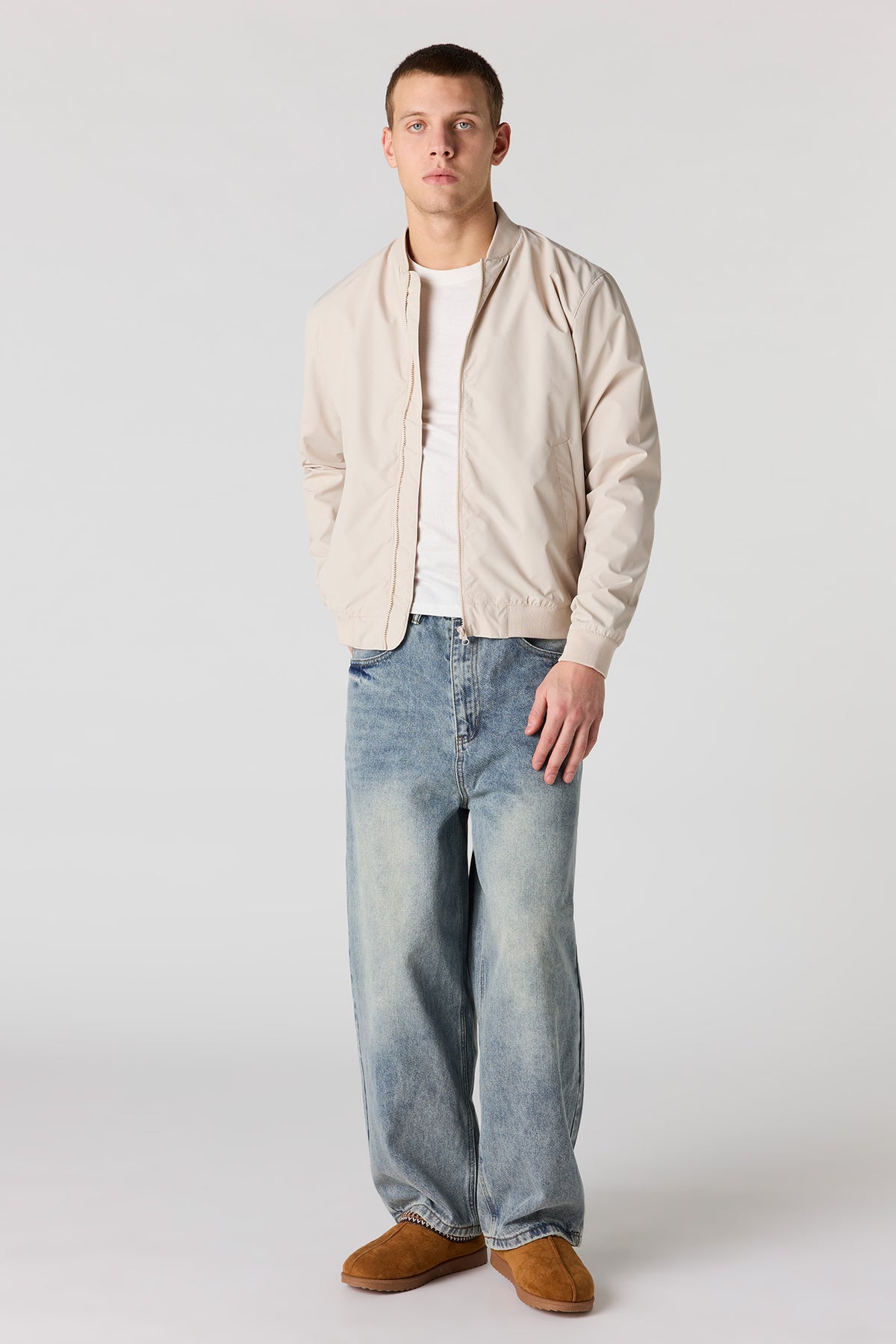 Alt View 3. Bomber Jacket - Off White