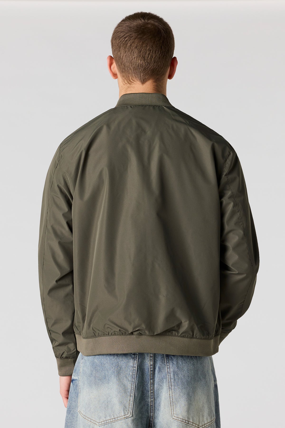 Alt View 2. Bomber Jacket - Green