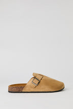 Faux Suede Clog Sandal