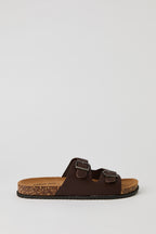 Double Buckle Cork Sandal