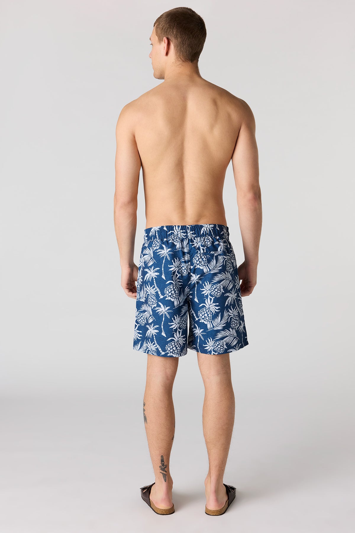 Vue alternative 3. Short de baignade à imprimé Palmier