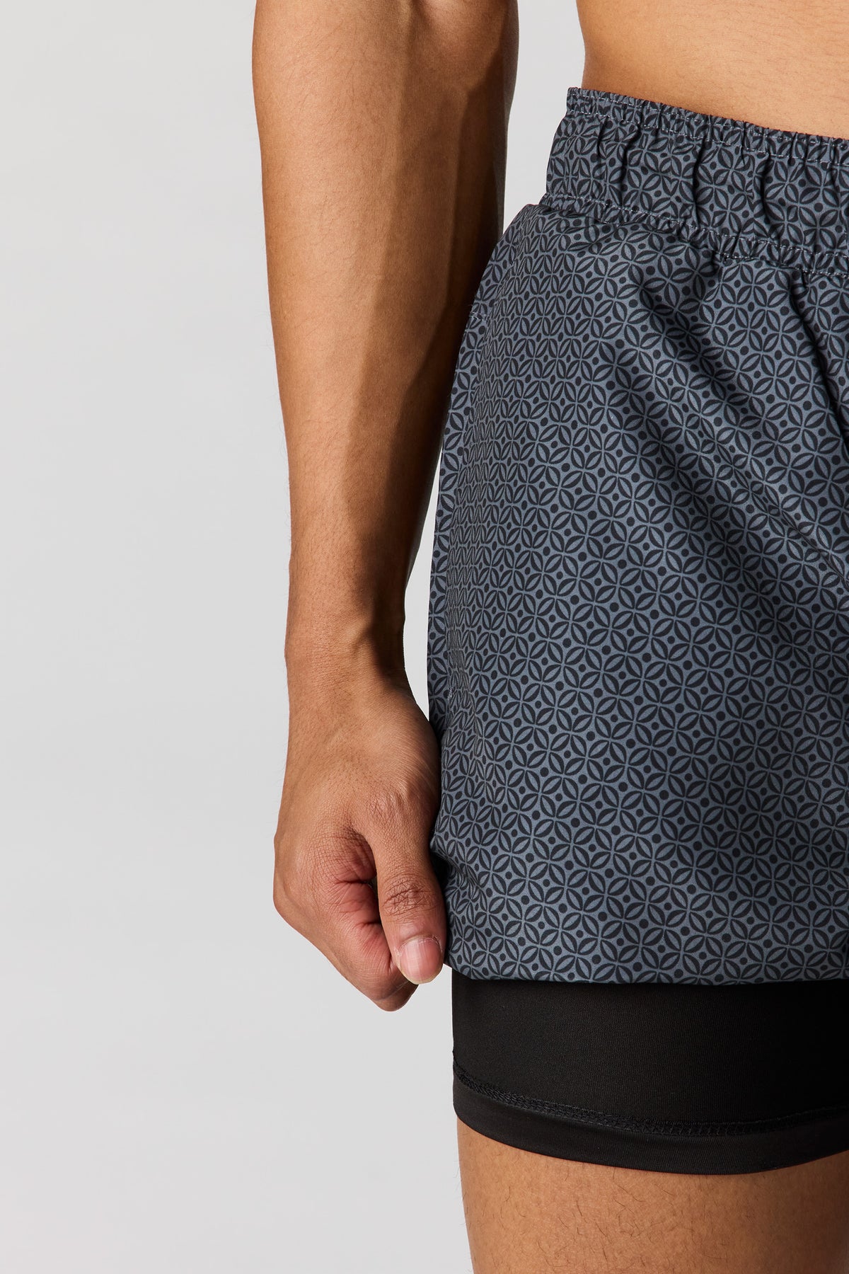 Alt View 5. Printed Swim Short - Beige