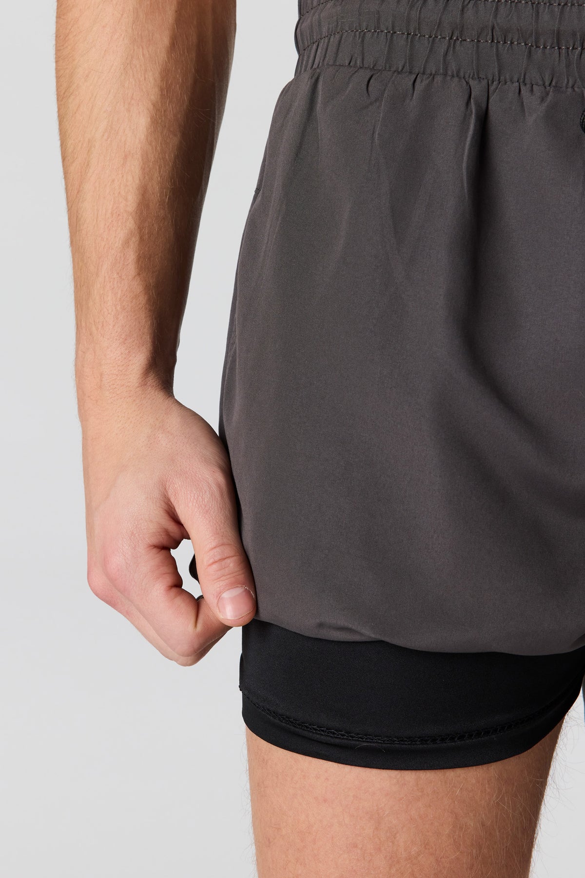 Alt View 5. Solid Swim Short - Dark Grey