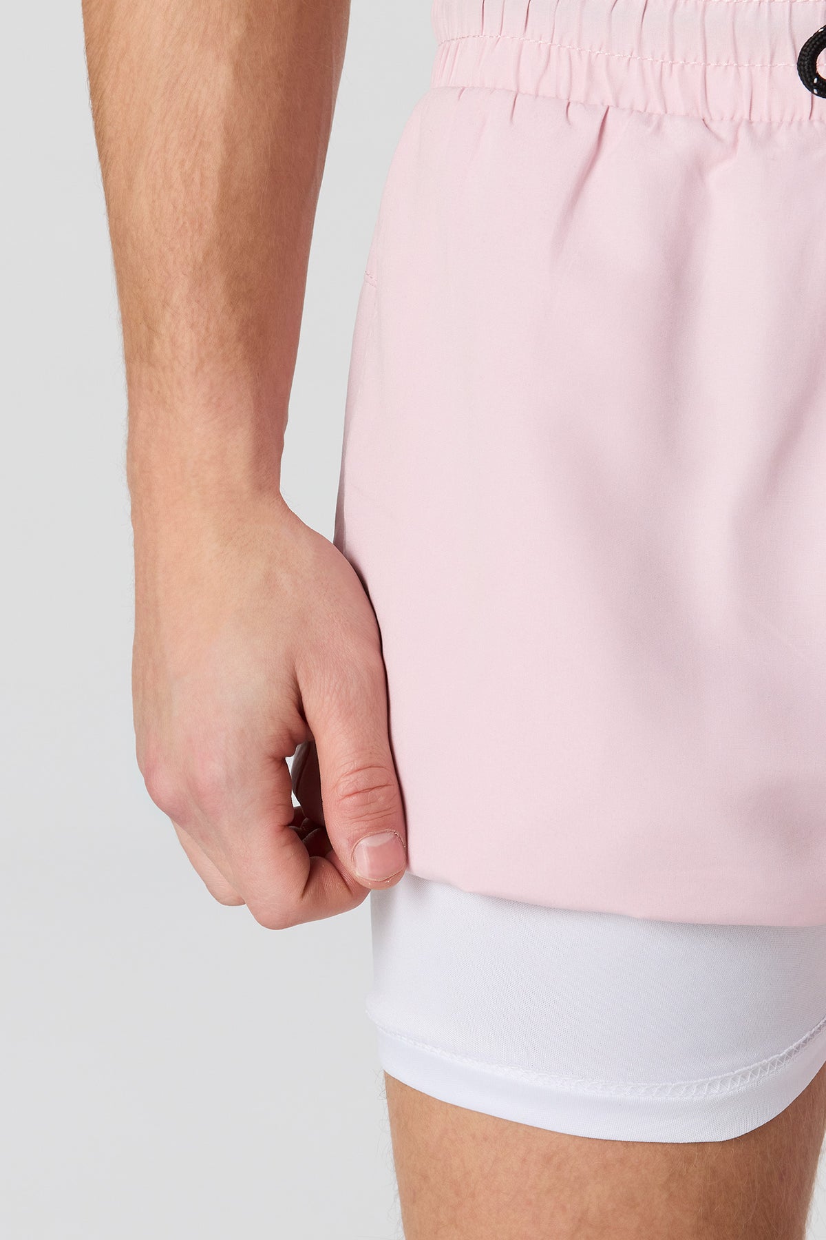 Alt View 5. Solid Swim Short - Pink