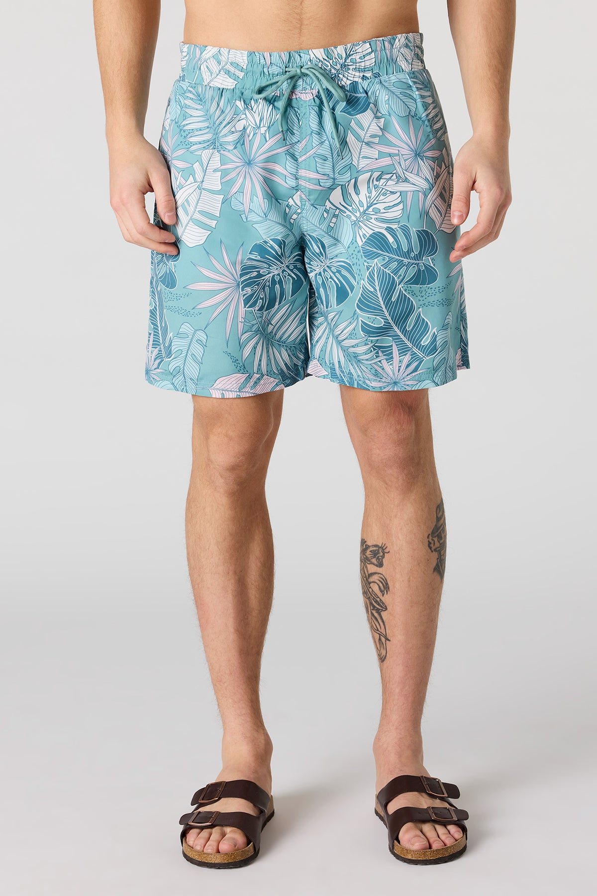 Short de baignade imprimé